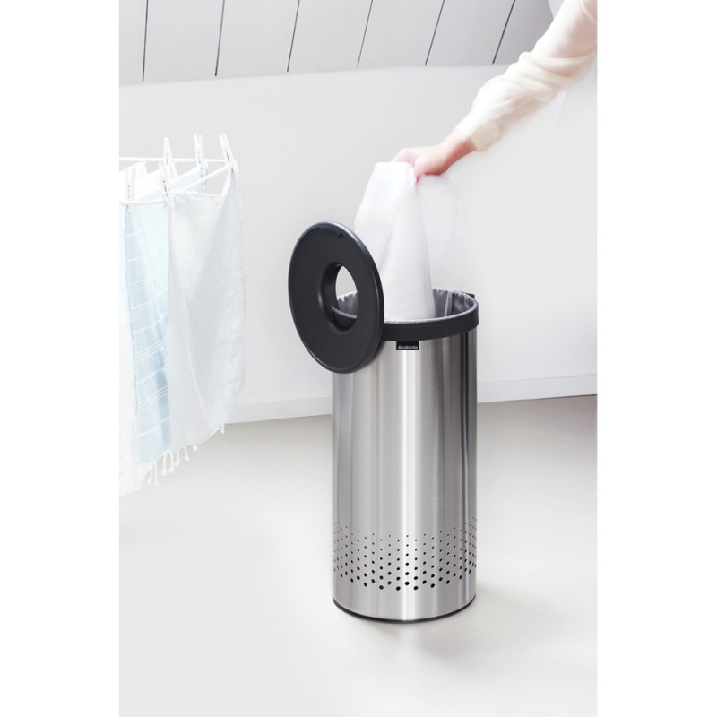 Kosz na bieliznÄ 35L stal matowa Brabantia Kosz na bieliznÄ 35L stal matowa Brabantia
