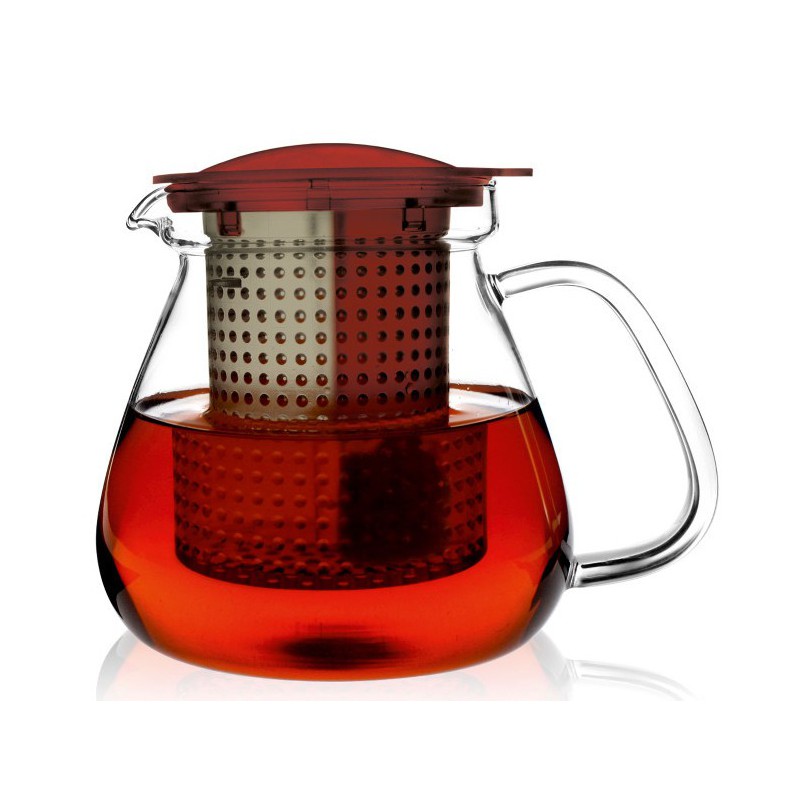Dzbanek z zaparzaczem Tea Control 1 l czerwony finum Dzbanek z zaparzaczem Tea Control 1 l czerwony finum