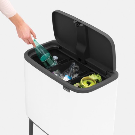 Brabantia Kosz BO TouchBin 11+11+11 l biały