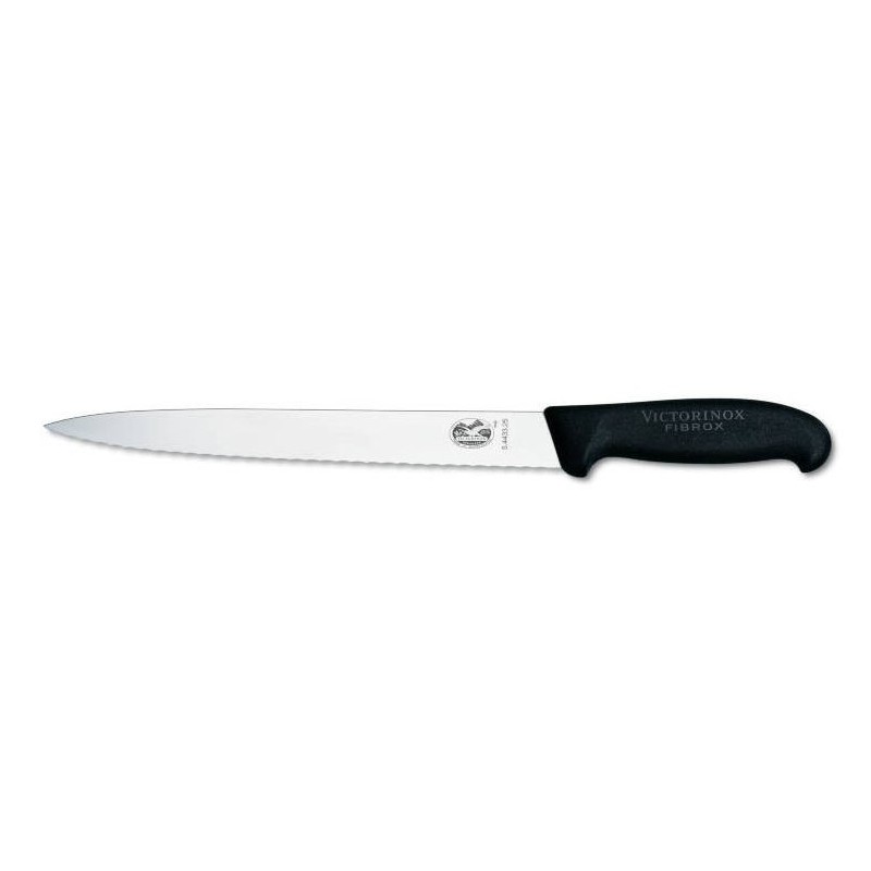 Nóż do plastrowania z ząbkami 25 cm Fibrox Victorinox