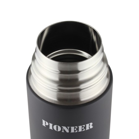 Termos Pioneer Auto 500 ml stalowy czarny Grunwerg