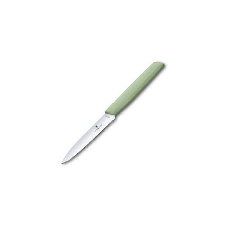 Nóż obierak 10 cm Swiss Modern zielony Victorinox