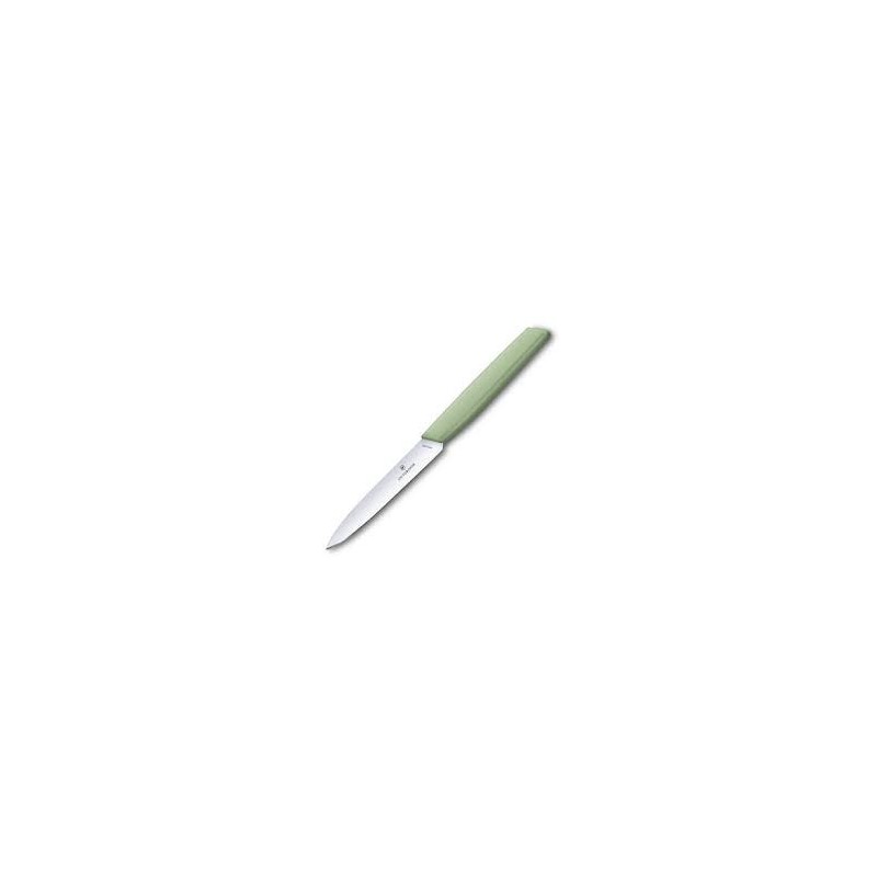 Nóż obierak 10 cm Swiss Modern zielony Victorinox