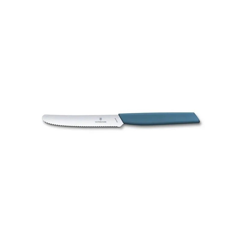 Nóż z ząbkami 11 cm Swiss Modern chabrowy Victorinox