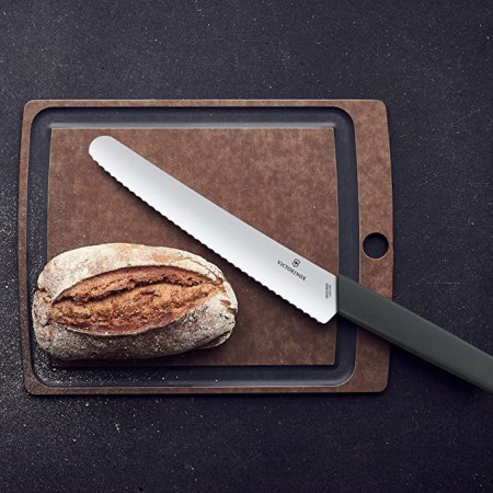 Nóż do chleba i ciast 22 cm Swiss Modern czarny Victorinox