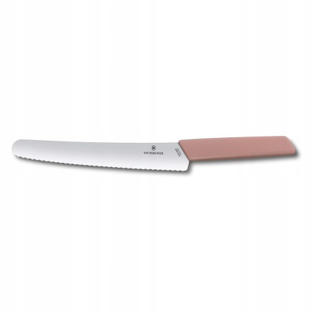 Nóż do chleba i ciast 22 cm Swiss Modern różowy Victorinox
