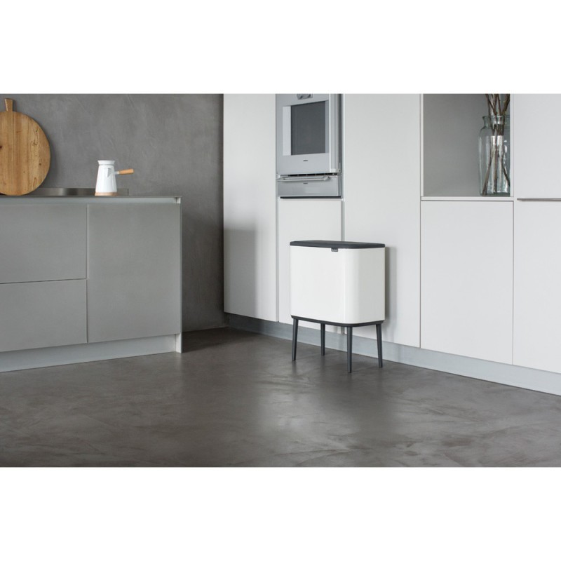 Brabantia Kosz BO TouchBin 11+23 l biały Brabantia Kosz BO TouchBin 11+23 l biały