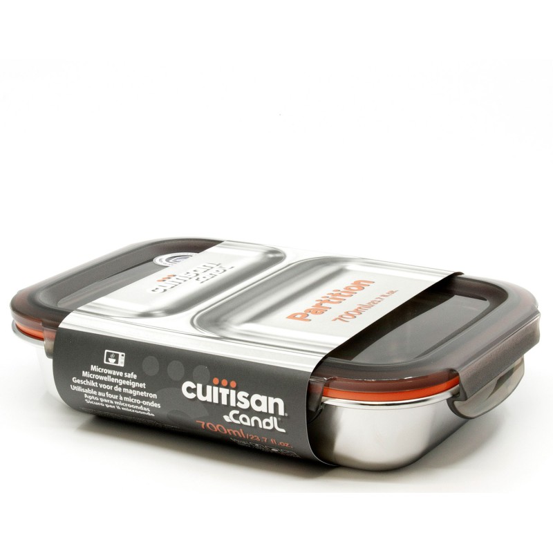 Pojemnik na żywność LunchBox To Go CromoSteel 700 ml Cuitisan Pojemnik na żywność LunchBox To Go CromoSteel 700 ml Cuitisan