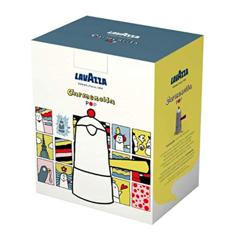 Kawiarka Carmencita Pop 3 tz- 200 ml, żółta ILSA