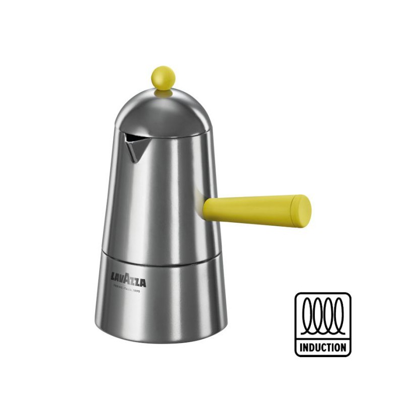 Kawiarka Carmencita Pop 3 tz- 200 ml, żółta ILSA