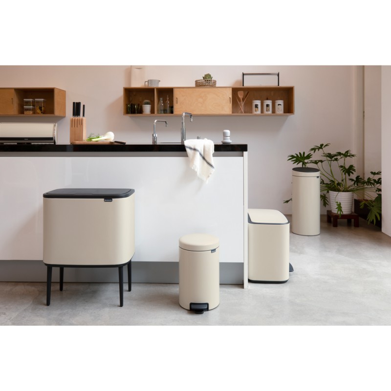 Brabantia Kosz BO TouchBin 11+23 l beżowy