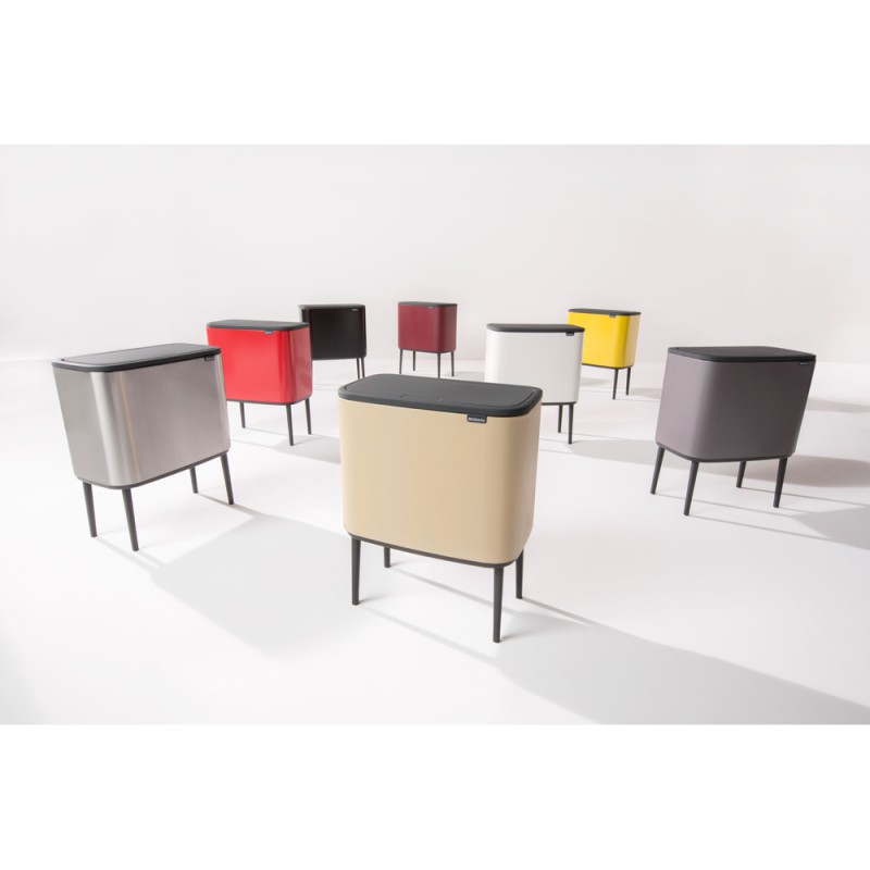 Brabantia Kosz BO TouchBin 11+23 l beżowy