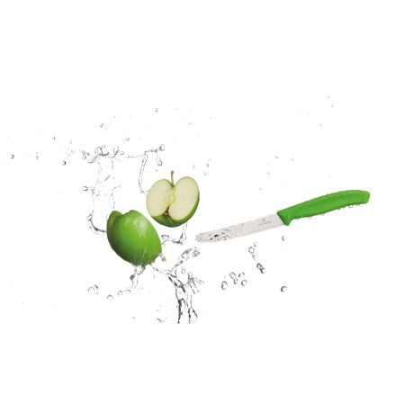 Victorinox Nóż z ząbkami zaokrąglone ostrze 11 cm zielony