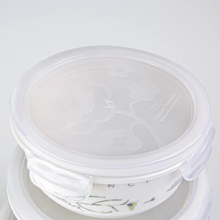 Pojemnik na żywność okrągły porcelanowy Zen Premium 350 ml Candl
