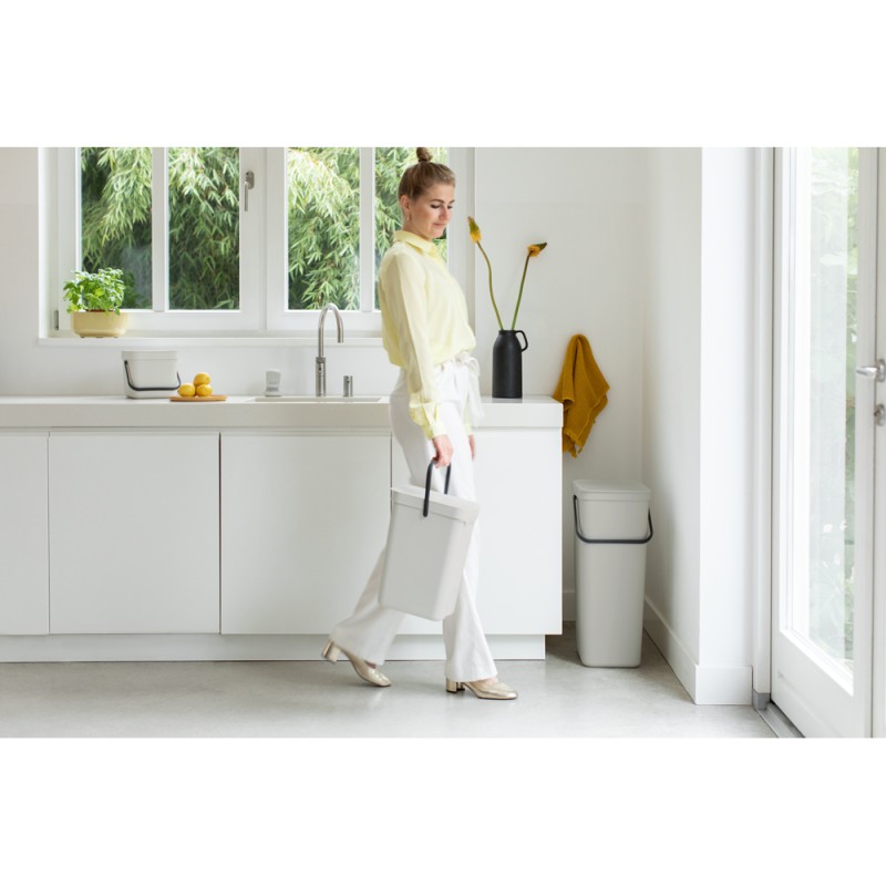 Brabantia Kosz Sort & Go 12 l light grey