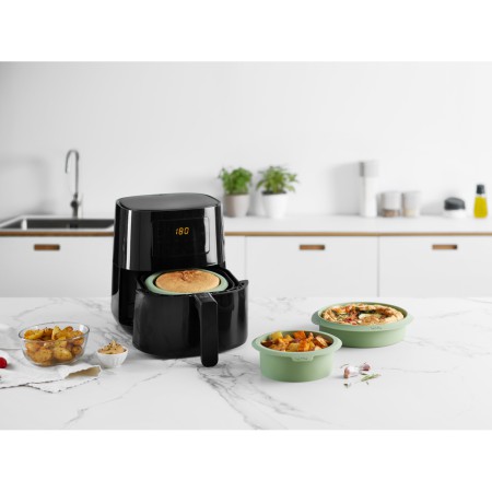 Forma silikonowa do frytkownic beztłuszczowych Air Fryer 20 cm, zielona Lékué