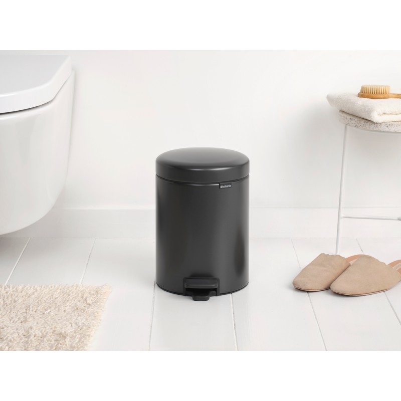 Brabantia Kosz pedałowy NewIcon 5 l Confident Grey