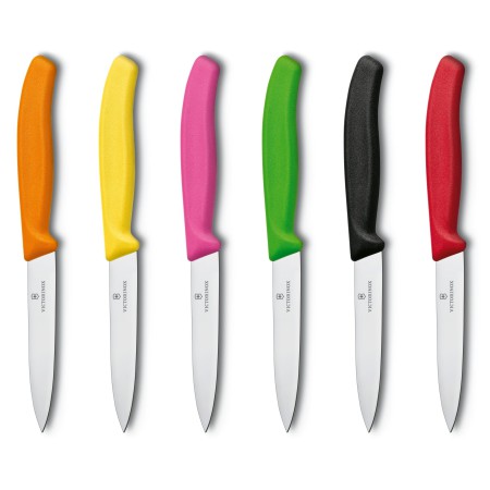 Victorinox Nóż do warzyw 10 cm szpic czarny