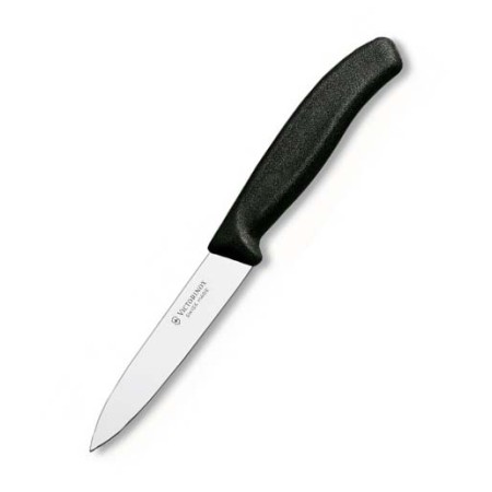 Victorinox Nóż do warzyw 10 cm szpic czarny