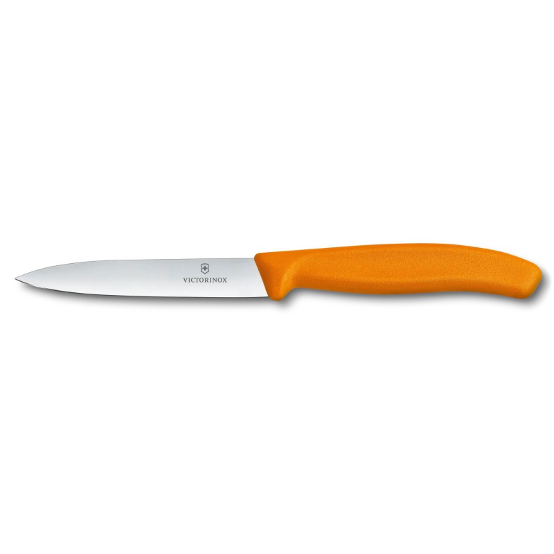 Victorinox Nóż do warzyw 10 cm szpic pomarańczowy