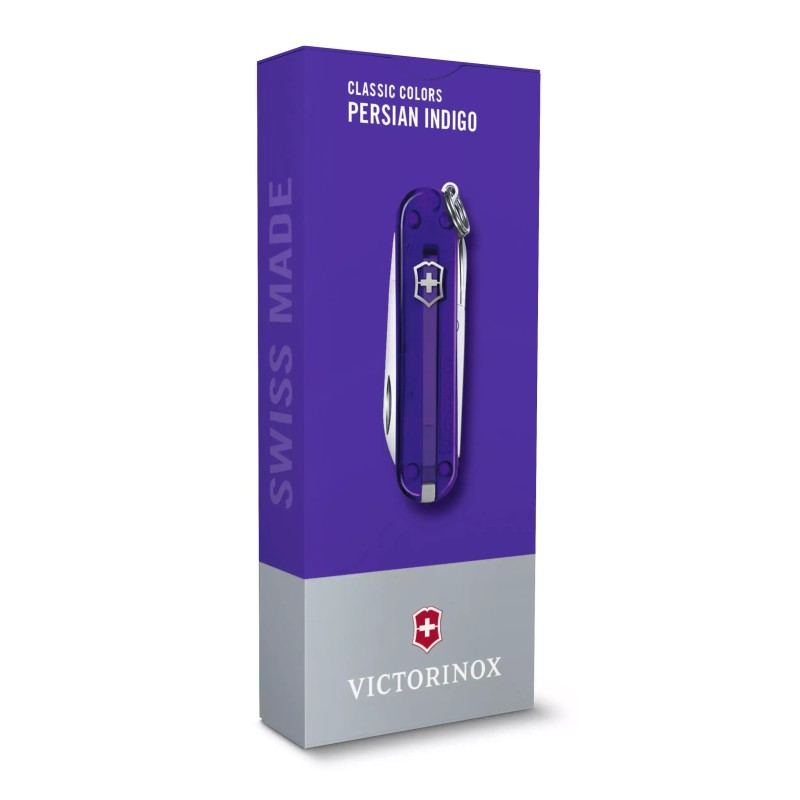 Scyzoryk Classic SD Transparent Indigo Victorinox