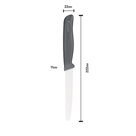 Nóż z ząbkowanym ostrzem 11 cm Comfort Zyliss