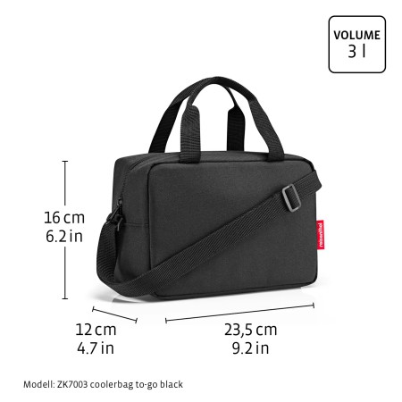Torba termiczna Togo 3 l Black Reisenthel