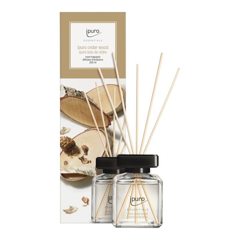 Zapach do domu z patyczkami Cedar Wood 200 ml ipuro