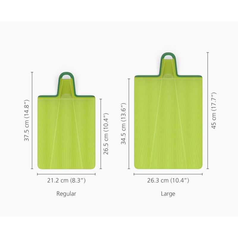 Deska do krojenia składana Joseph Joseph Chop2Pot Plus, regular, zielona